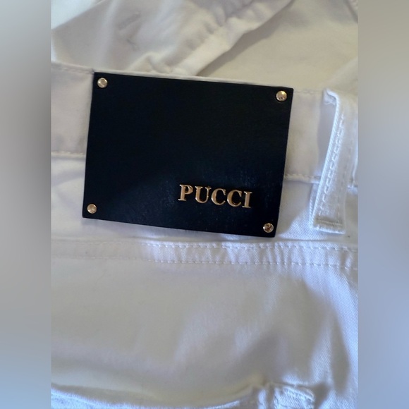Emilio Pucci  Off White Jeans  Boot Size US 12 . UK 14 Bolo Brand Made In Italy - Picture 6 of 16